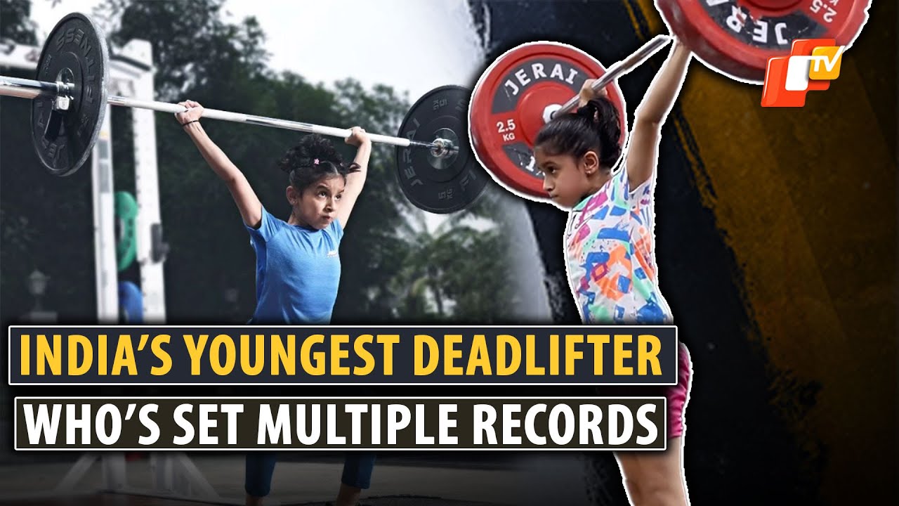 Meet 8-Year Old Arshia Goswami, India’s Youngest Deadlifter Who Can Lift Upto 65 Kg!
