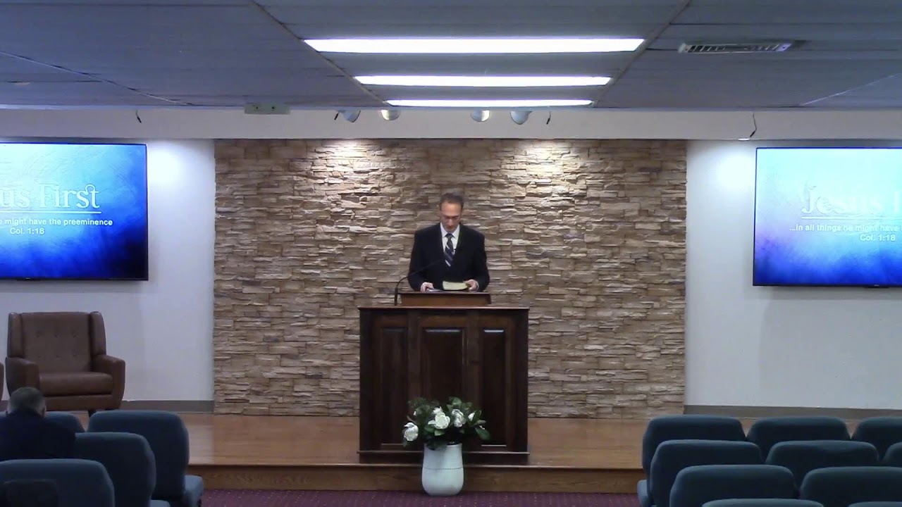 Sunday School Service - Pastor Gil Tartaglino