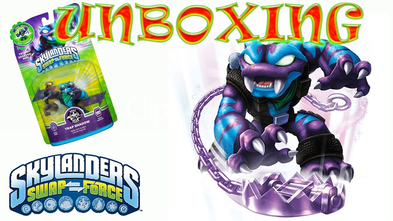 Skylanders swap force: (UNBOXING) "Trap Shadow" with gameplay