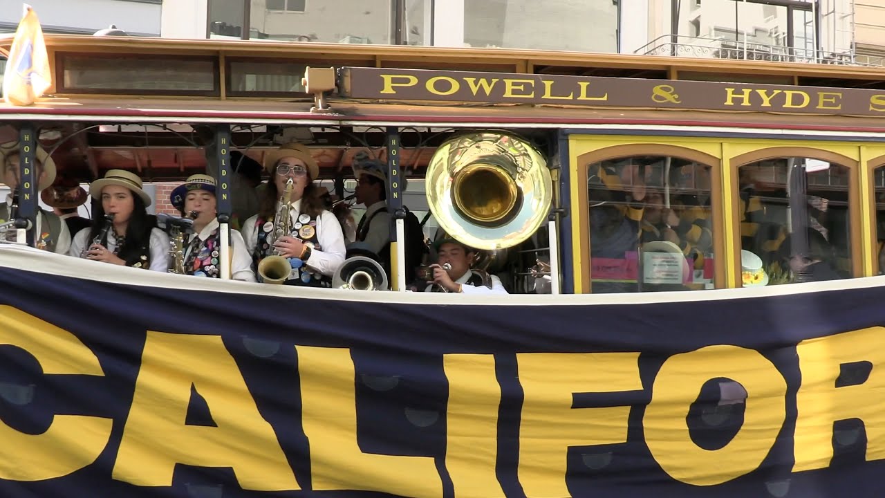 Cal Band Cable Car Rally Powell Street San Francisco California 2022 ...