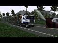 American Trusk Simutator mod mapa ATMX рейсую на Ford CLT 9000 везем мото вездеходи