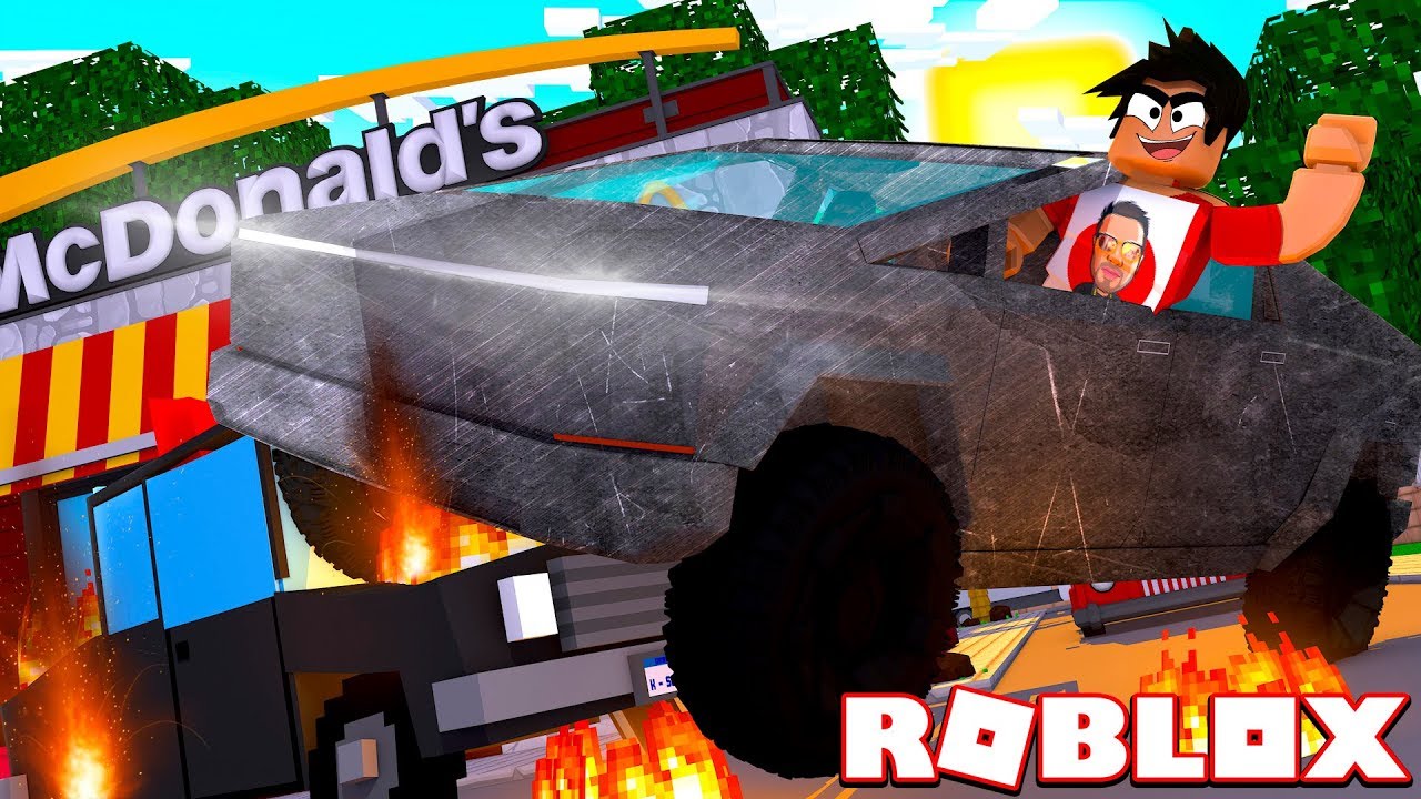Roblox Racing The Brand New Tesla Cyber Truck Vehicle Simulator Youtube - little ropo roblox vehicle simulator