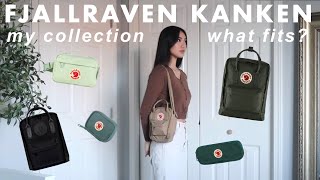 Fjallraven kanken collection | review, try-on haul, & what fits!