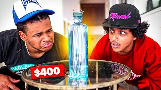 I DRANK A $400 BOTTLE OF LAVA WATER W/ AMP