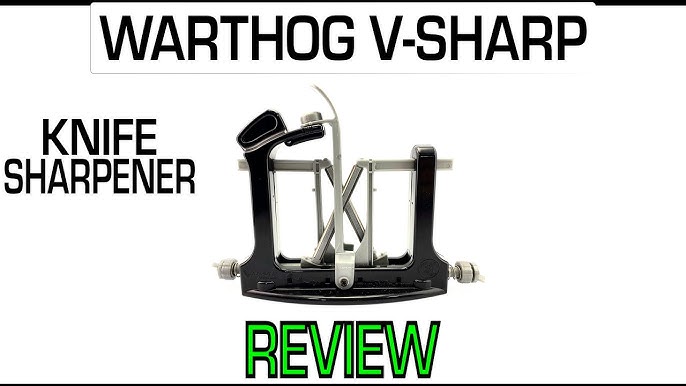 Warthog Sharpeners - V Sharp Diamond Sharpener - Heavy Duty Metal