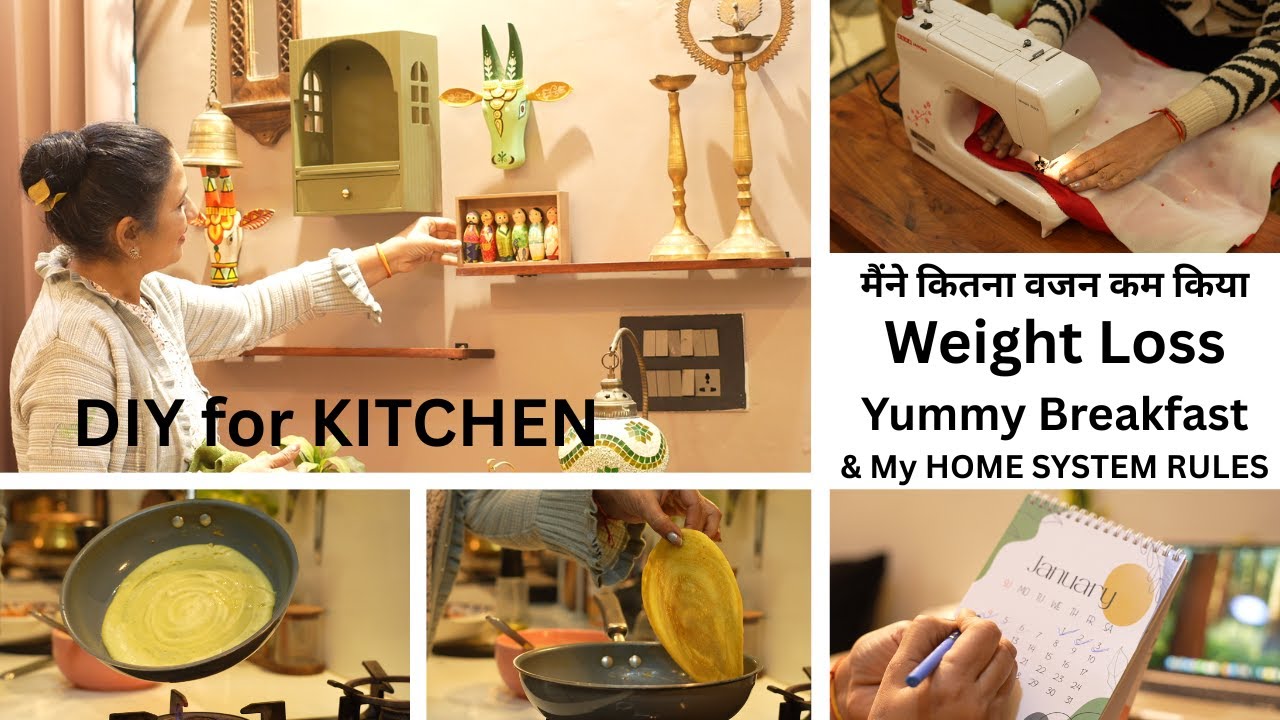 REDUCING WEIGHT a Challenge ? Weight Loss Update|  Delicious Breakfast |  Kitchen DIY | Home Routine
