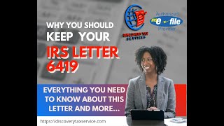 IRS LETTER 6419