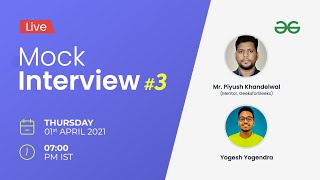 Live Mock Interview | Technical Round - Product Based Companies screenshot 5