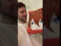 My new Childe pillow from Genshin Impact!