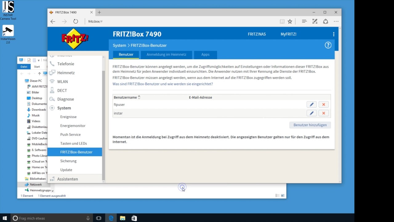 Update AVM FritzBox NAS als Netzlaufwerk einbinden unter Windows 7 / 8 / 10