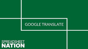 Google Sheets Translate Function: Translate Language in a Spreadsheet