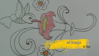 Nakshi katha Design Drawing Nakshi katha Dijain Art নকশী কাঁথার ডিজাইন।