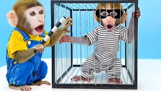 Download Lagu Monkey Nana drives a tractor : Vigilance Against the thief's scheme and plays the Baby Shark game MP3 Download Lagu Monkey Nana drives a tractor : Vigilance Against the thief's scheme and plays the Baby Shark game MP3