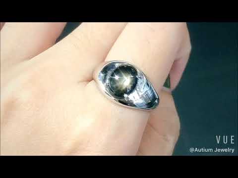 ando-black-star-sapphire-ring,-men-ring,-cabochon,-black-gemstone,-modern,-2019-93