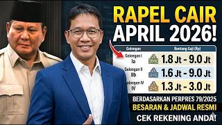 RAPEL GAJI ASN & PENSIUNAN CAIR APRIL–JUNI 2026! BESARAN & JADWAL RESMI PERPRES 79/2025