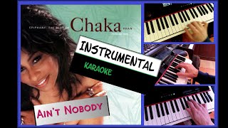 Ain’t Nobody - Chaka Khan &amp; Rufus (1983 version !) - Instrumental with lyrics  [subtitles] HQ