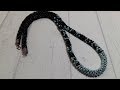 Как плести колье из бисера на кумихимо. (How to weave a necklace of beads on kumihimo.)