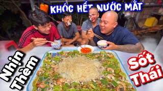 Ku Lùn hôm nay khóc hết nước mắt khi chơi nhịn thèm ăn món hải sản sốt thái | Thánh Xàm TV