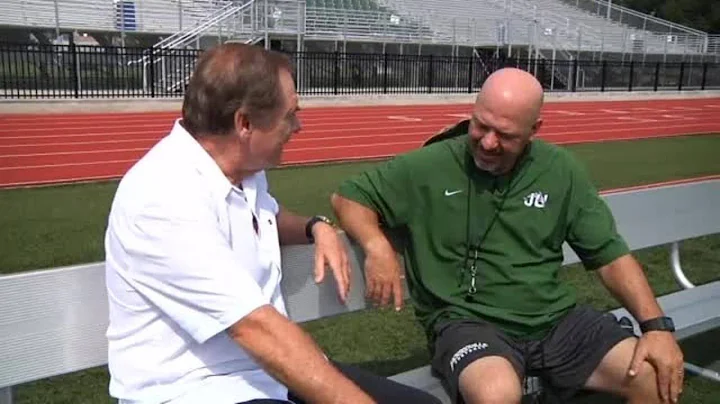 Sam talks with new JU football coach Ian Shields