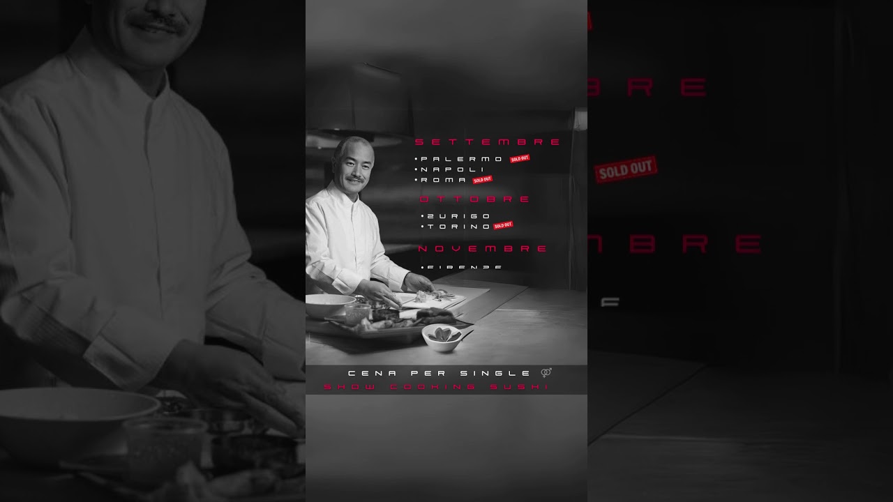 Cena per single a Palermo, Napoli, Roma, Torino, Firenze e Zurigo amanti del Sushi