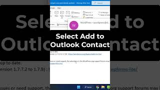 How to Add Email Address in Contact of Email Received in your Inbox? screenshot 4