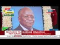 Magufuli's Eulogy: Origin of the name Pombe, and his personal & career successes read by Palamagamba