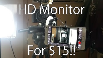 $15 DSLR EXTERNAL MONITOR! - DSLR Controller App Review