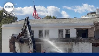 Entire East Wing of White House to be demolished as soon as this weekend: Sources