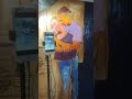 Jonathans latest painting for upcoming exhibition in Jogakarta