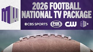 2026 Mountain West Football TV Broadcast Schedule - CBS, FOX, CW and the MW+ App