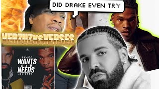 VERZUZvsVERSES: “Lil Baby Obliterates Drake on HIS SONG” Drake & Lil Baby - Wants & Needs (REACTION)