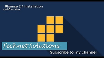 Pfsense 2.4 Install (Step by Step) Part1 - Installation