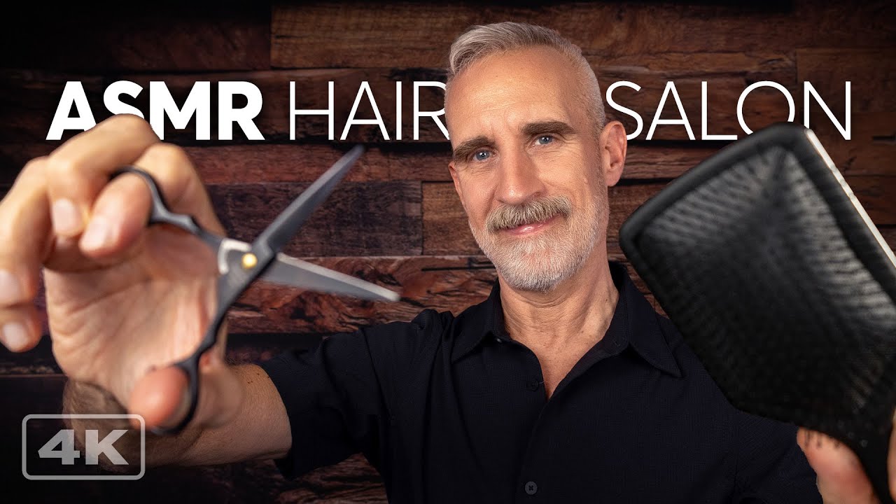 Relaxing ASMR Hair Salon Roleplay ✂️ Shampoo and Haircut