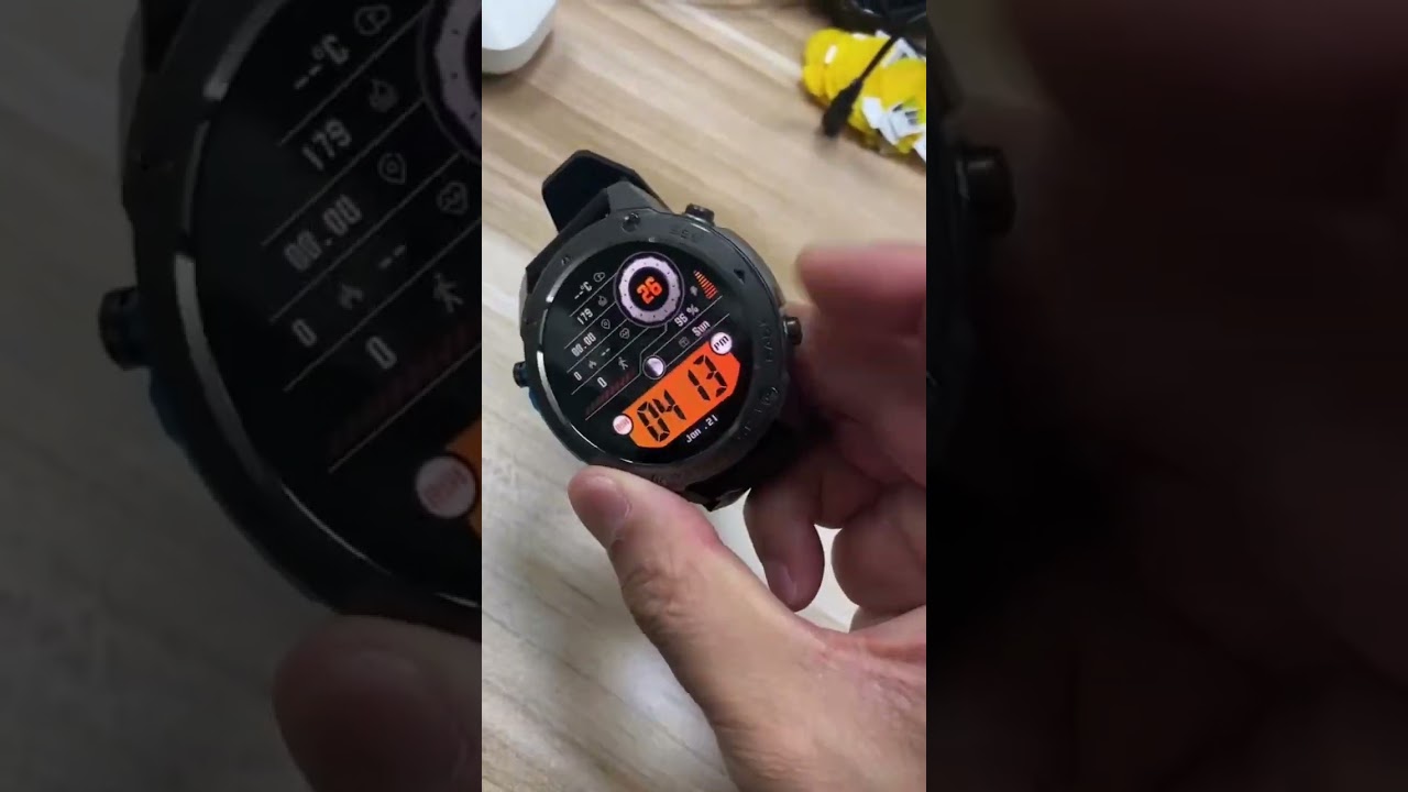 DM56 Smartwatch Amoled Display Fitness GPS Compass 5ATM Waterproof Outdoor Sport Smart Watch