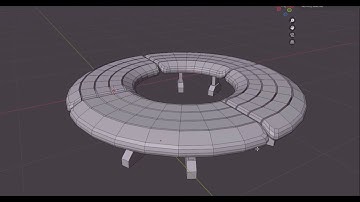 Making a park bench in blender 3d