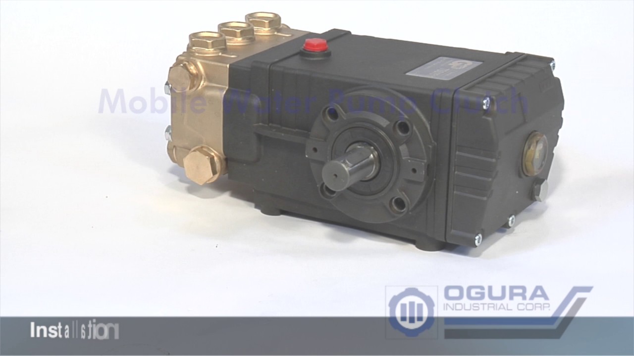 Electric clutch installation for water pumps YouTube
