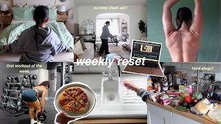 Weekly Reset Sunday Routine, How I Set My Week, Food Shop, Pr Unboxing