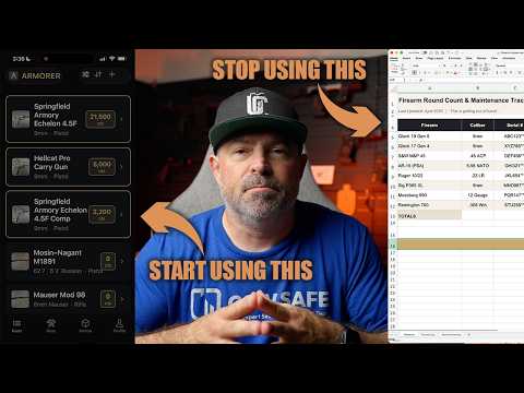 Armorer | The Firearm Maintenance App I Built Because Spreadsheets Weren't Cutting It