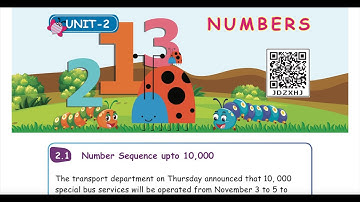 NUMBERS  - PART 3 - UNIT 2 -  TERM 1 -  MATHS  -  4TH   STANDARD  -  ENGLISH MEDIUM