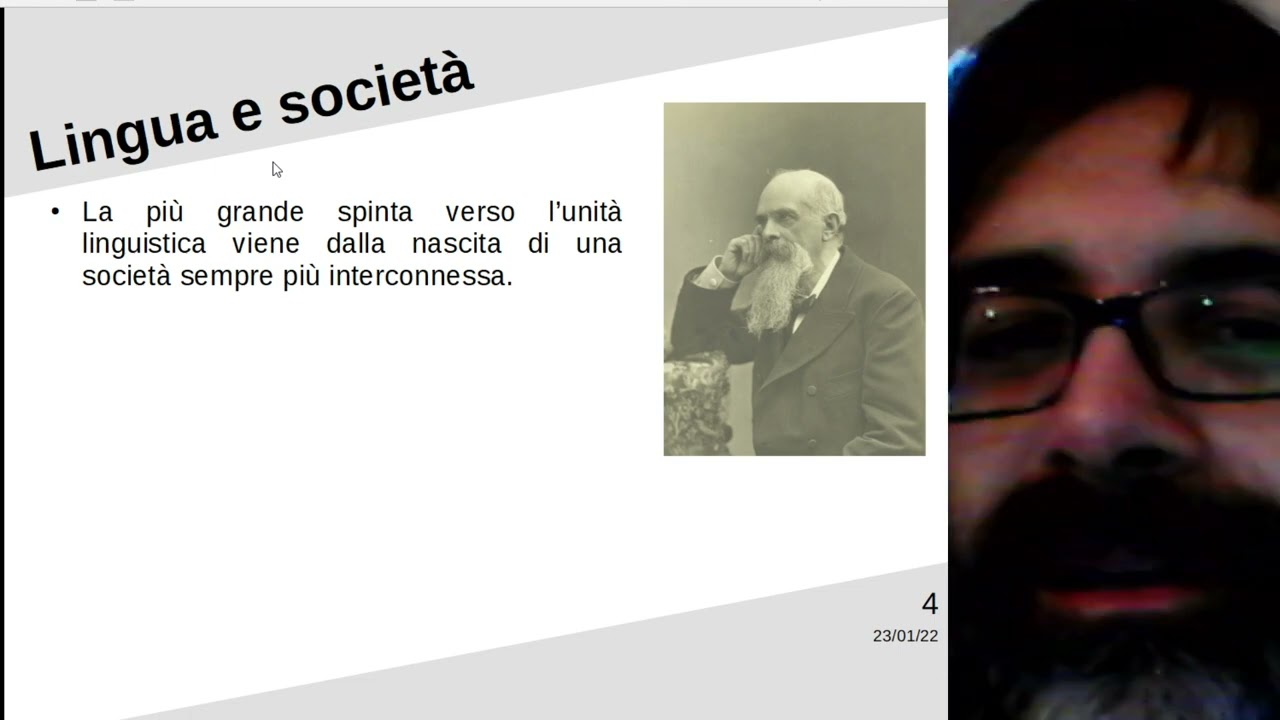 La questione della lingua in epoca postunitaria. Cenni al processo di scolarizzazione.