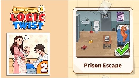 Brain Puzzle 2: Logic Twist Level 20 | prison escape Gameplay