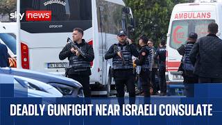 Live outside Israeli consulate in Istanbul after deadly gunfight