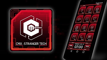 CMX - Stranger Tech KLWP Theme (Android Personalization/Customization)