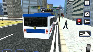 Police Bus Staff Duty Transport 3D - New York City Police Department Pic & Drop Sim iOS Gameplay screenshot 5