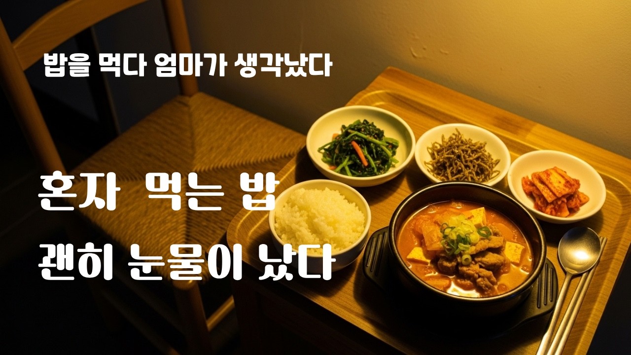 밥을 먹다 엄마가 생각났다 - YouTube