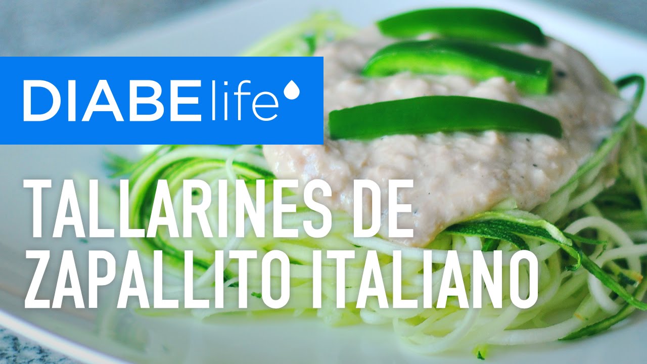 Recetas para diabéticos: Tallarines de zapallito italiano Recetas para diabéticos: Tallarines de zapallito italiano