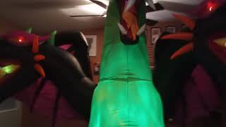 NEW FOR 2019 halloween Inflatable 3 headed Dragon