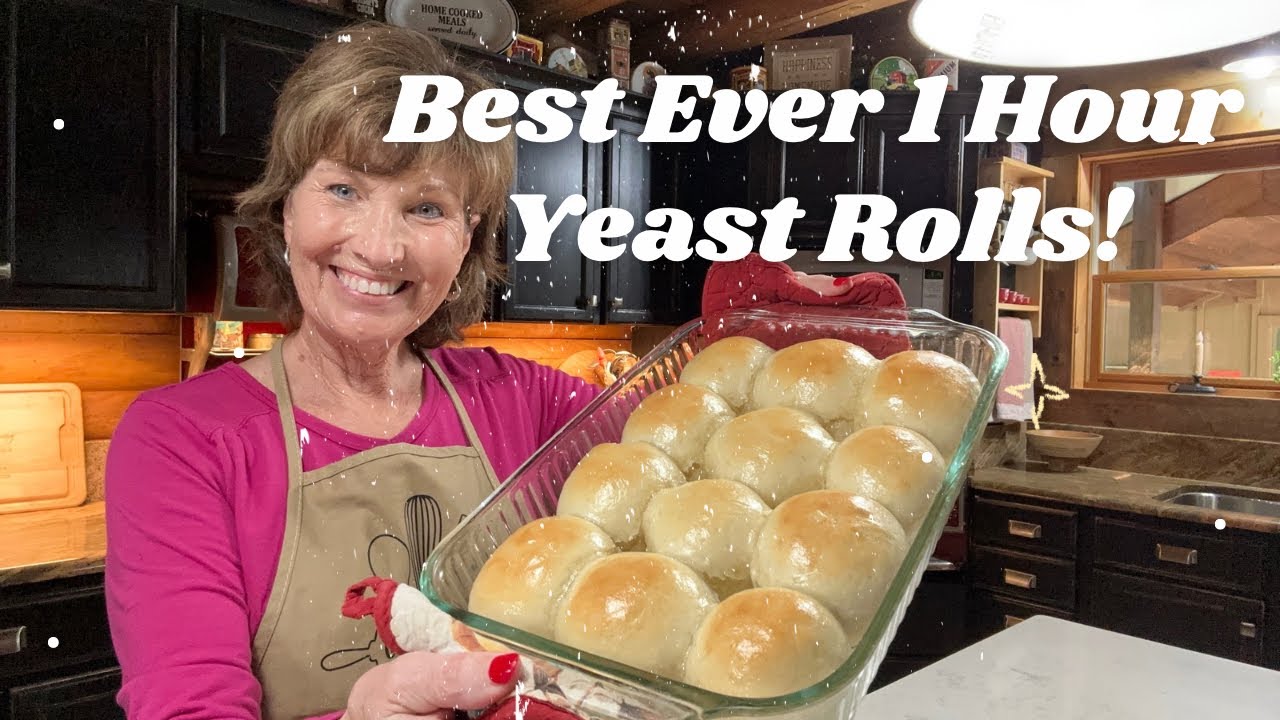 Мягкие маслянистые булочки из дрожжевого теста на ужин (1 час) @ourforeverfarm