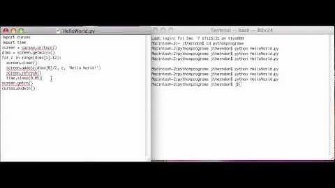 Python Curses Tutorial 4: Basic Animation