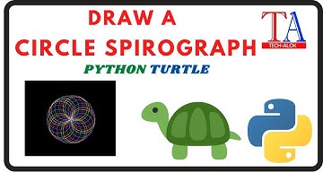 Python Turtle - Circle Spirograph Tutorial / technology 2021/ a.k